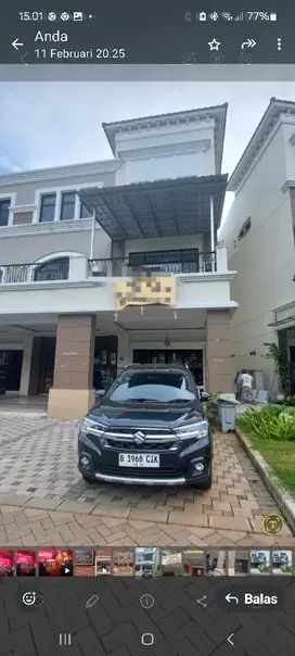 Disewakan ruko 1 lantai di Gading Serpong Tangerang