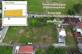 Tanah Siap bangun rumah dan Kost dekat UGM di jl Kaliurang km 7