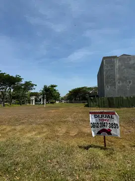Tanah kavling virgin gorda depan taman terbaik termurah pakuwon city