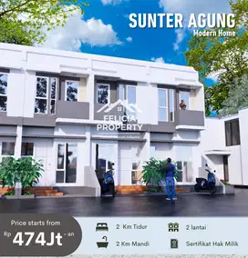 DIJUAL RUMAH CANTIK 2 LANTAI DKT STADION JIS, SUNTER AGUNG DKI JAKARTA