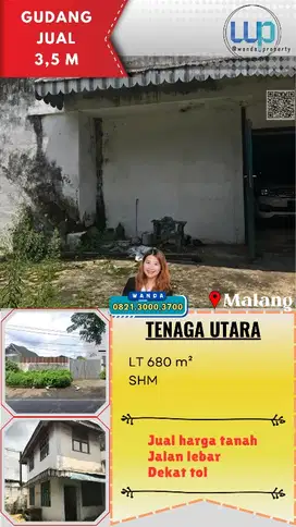Dijual Cepat Gudang Harga Tanah di Malang