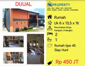 Jual Rumah jl dangko griya harapan dkt cendrawasih