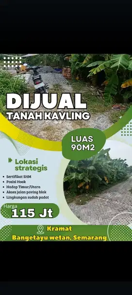 Dijual Tanah Kavling 1 bidang