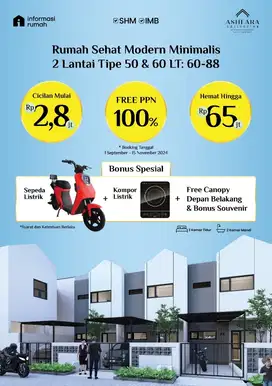 Rumah Komersil Asfhara Collection Permata Sukamukti