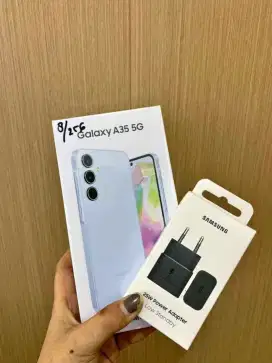 SAMSUNG A35 5G RAM 8 / 256 FREE CASE+TA25W GARANSI RESMI 1TH