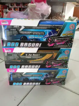 Mainan anak Bus Basuri Baterai