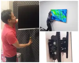 Braket plus pasang32-43inc terima rapih bracket breket briket led tv