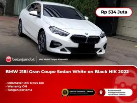 [ LOW KM ] BMW 218i 218 i Gran Coupe Sedan White on Black 2022/2023