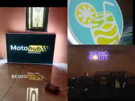REKLAME NEONBOX/NEON BOX LAMPU HIAS MURAH