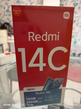 Redmi 14C 6+6/128gb baru garansi resmi bisa TT kredit