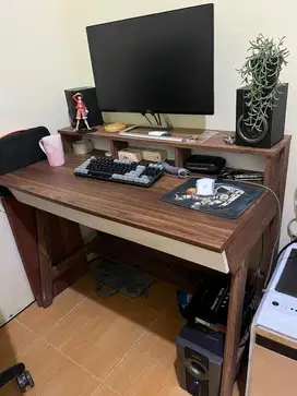 Meja kerja/meja belajar/meja komputer kokoh kuat