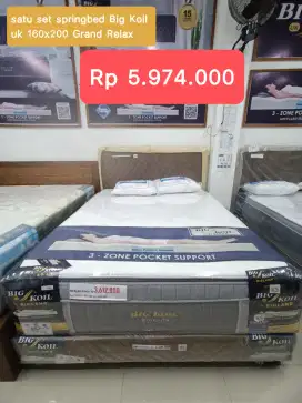Springbed Set Ukuran 160 Kualitas Terbaik Murah Area Jogja (dwi)