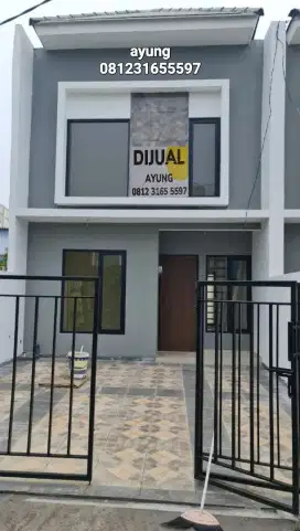 Rumah Baru 1Lt kosonganType Mezanin di Medokan Ayu surabaya.