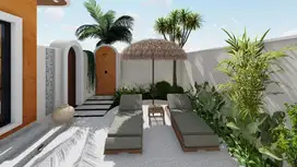 Leasehold villa 3 kamar tidur full furnish