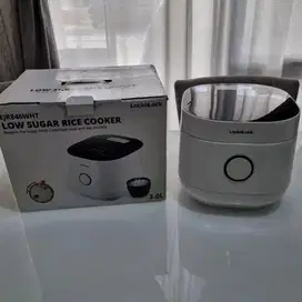 Lock n Lock Rice Cooker Low Sugar 3 Liter - LocknLock EJR846WHT