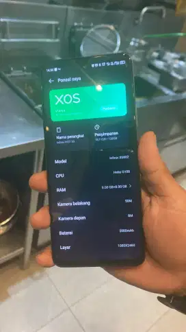 Infinix hot 5 8+8 128gb