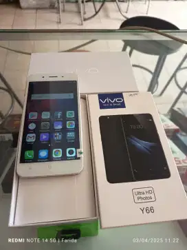 Vivo Y66 4/64gb bekas fullset normal bisa TT