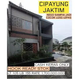 Jual Rumah Hoek Cantik di Cipayung Cibubur Jakarta Timur.