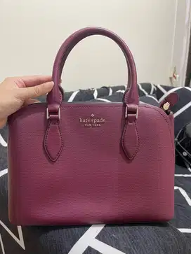 KATE SPADE DARCY SATCHEL BLACKBERRY