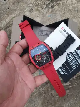 Jam tangan expedition 6782 titanium carbon full set