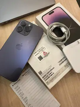 iPhone 14 PRO MAX 256GB Resmi GDN / iBox full set original