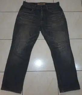 Celana jeans S-003 black wash