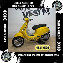 Vespa Sprint 150 Iget Abs 2020 Facelift Kuning Glossy