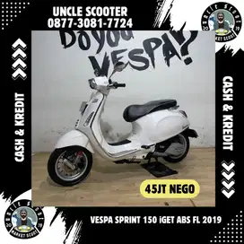 Vespa Sprint iGET ABS FACELIFT 150ie Tahun 2019 Putih