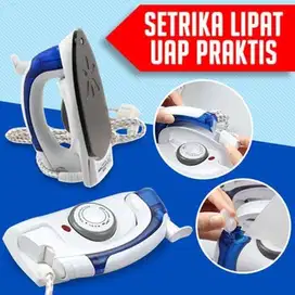 Hetian HT-258B Setrika Uap Lipat Portable 2in1 Travel Iron Steam 0629