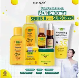 [BPOM] THE FACE Temulawak Acne Package - Atasi Kulit Jerawat
