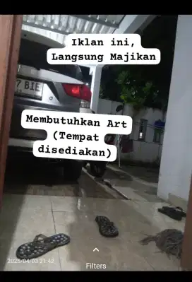 Memembutuhkan ART wanita bantu pekerja rumah wanita lokasi Cipondoh