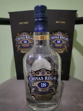 1 botol bekas & 2 boxnya