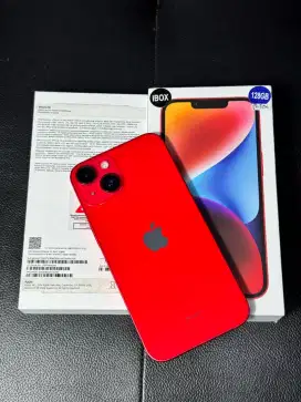 iPhone 14 128gb iBox garansi on like new