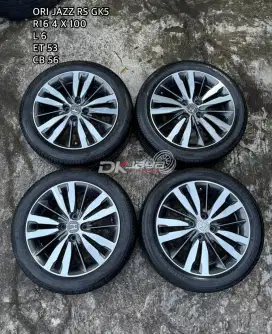 VELG ORI JAZZ GK5 R16 4 X 100 + BAN 185/55/16