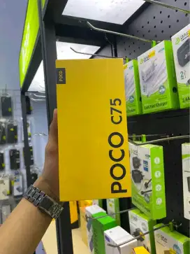 POCO C75 6/128 BARU ORIGINAL GARANSI REZMI INDONESIA 1 THN