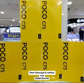 POCO C75 8/256 BARU ORIGINAL GARANSI REZMI INDONESIA 1 THN
