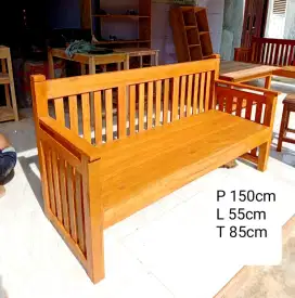 Kursi teras panjang