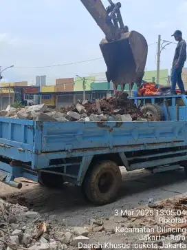 Urugan puing dan buang sampah