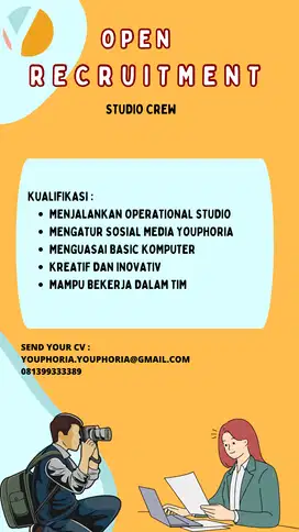 Lowongan Pekerjaan Studio Photo