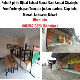 Ruko 2 pintu Dijual Lokasi Ramai Dan Sangat Strategis