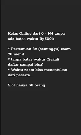 Kursus bahasa Jepang