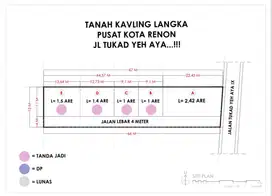 Jual Tanah Kavling Langka Renon