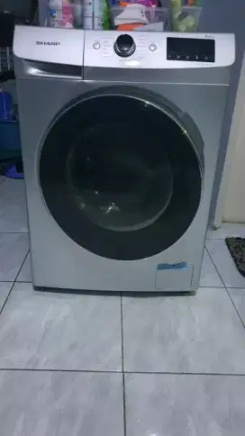 Mesin cuci sharp front loading like new