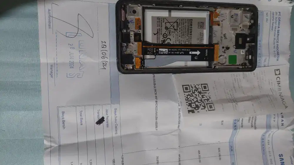 LCD Samsung A52S 5G Original Super Amoled + Baterai Original