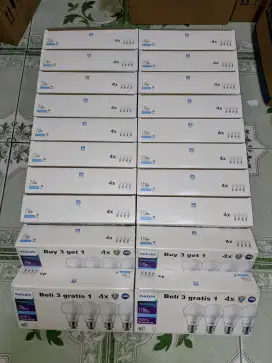 LAMPU LED PHILIPS 7 WATT DAN 11 WATT
TOTAL 20 PACK = 80 BIJI