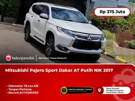 [TANGAN PERTAMA] Mitsubishi Pajero Sport Dakar AT Putih NIK 2017/2018