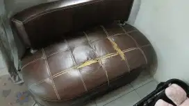 Sofa jasmin coklat 3 buah