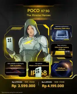 POCO X7 5G 12/512 NEW BLACK GREEN