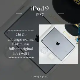 SECOND IPAD GEN 9 256GB WIFI ONLY SPACE GREY
