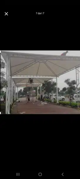 Spesialist ahli pasang dan bongkar dan perbaikan kanopi membrane